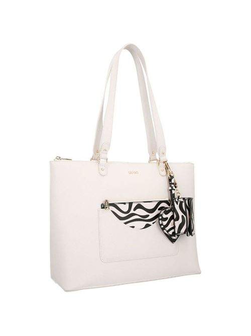 Borsa Shopper Donna beige con pochette estraibile LIU JO | AA4052-E008733801